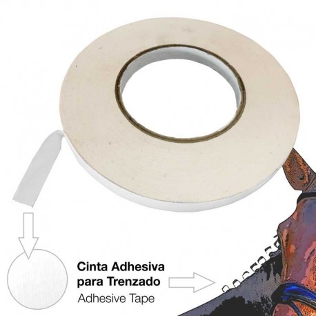 Cinta adhesiva para trenzas