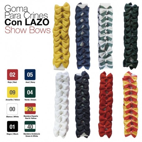 Goma lazo para cola caballo
