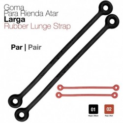 Goma rienda atar larga