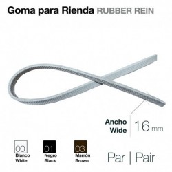 Goma para rienda