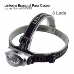 Linterna especial para casco 8 leds