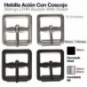 Hebilla ación estribo coscojo