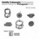 Juego hebillas y adornos cromados para cabezada portuguesa