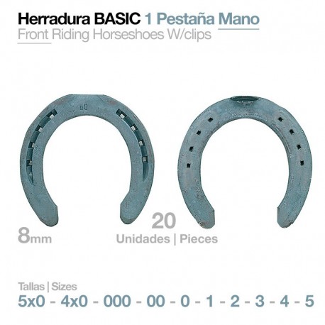 Herradura Basic 1 pestaña mano