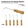 Limpiacascos con mango madera