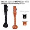 Llavero agarrador cuero silla vaquera