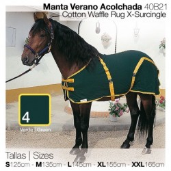 Manta verano acolchada