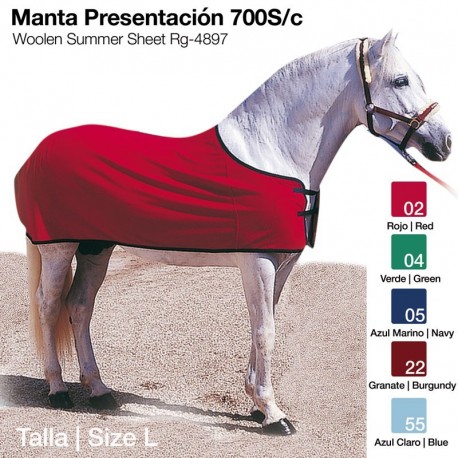 Manta caballo presentación