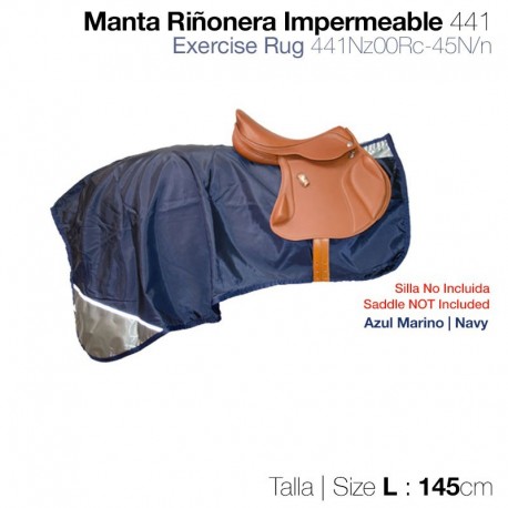 Manta riñonera impermeable caballo