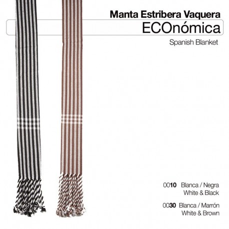 Manta estribera vaquera ECO