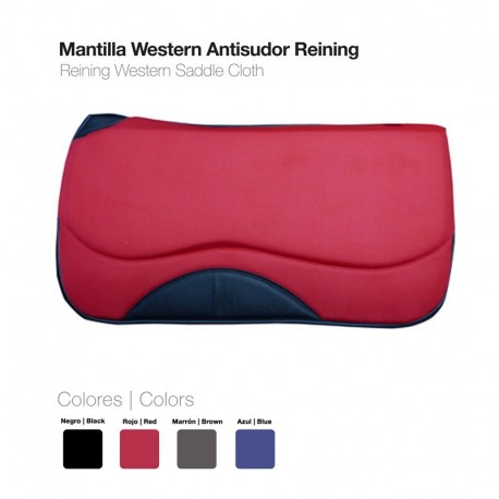 Mantilla Western antisudor reining haf