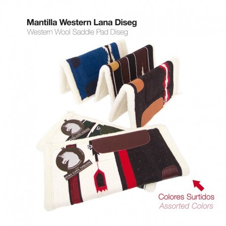 Mantilla Western lana