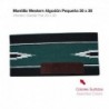Mantilla Western algodón