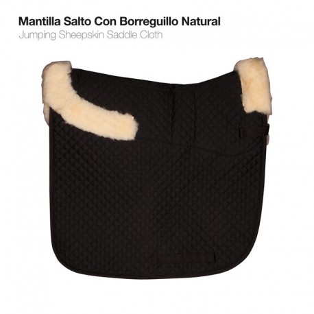 Mantilla salto con borreguillo natural
