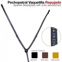 Pechopetral vaquetilla repujado