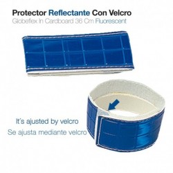 Protector reflectante con velcro