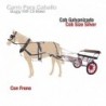 Carro galvanizado para caballo Cob con freno
