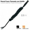 Ramal cuero trenzado con hebilla