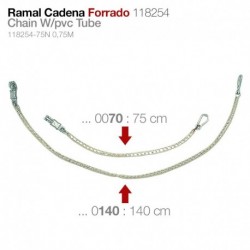 Ramal cadena forrado