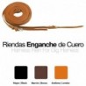 Riendas enganche cuero sueltas