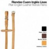 Riendas cuero inglés lisas