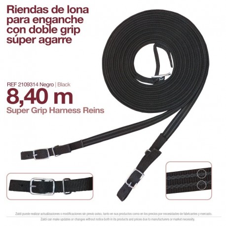 Riendas para enganche lona sueltas