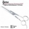 Tijera inoxidable para entresacar las crines de los caballos