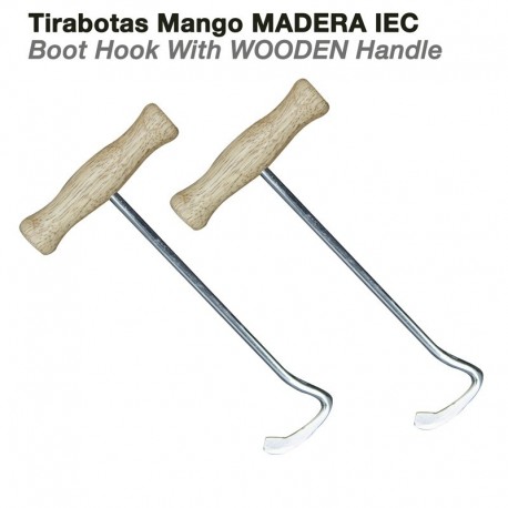 Tirabotas con mango madera