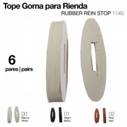 Tope goma para rienda