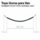 Tope goma para van de caballos