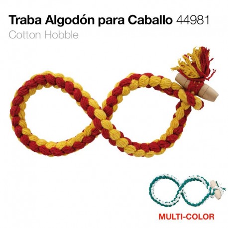 Traba algodón para caballo