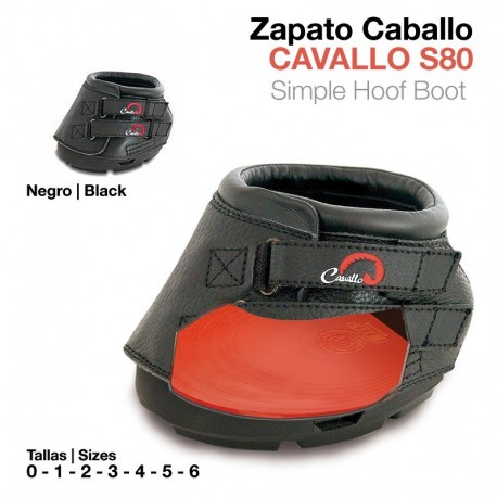 Zapato caballo cavallo negro