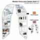 Medidor dorso para caballo Zaldi T+T