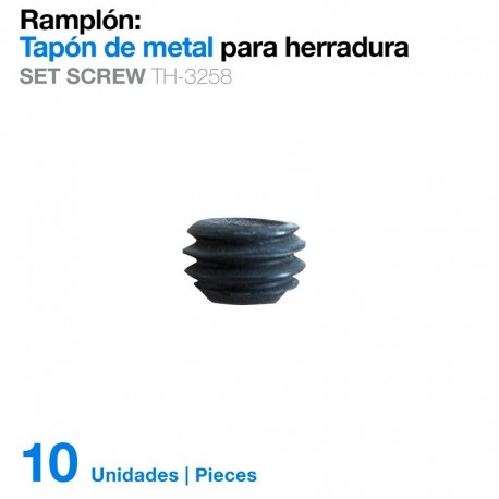 Tapón ramplón metal para herradura