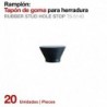 Tapón ramplón goma para herradura
