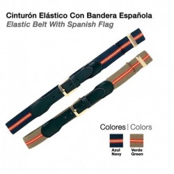 Cinturón elástico con bandera española
