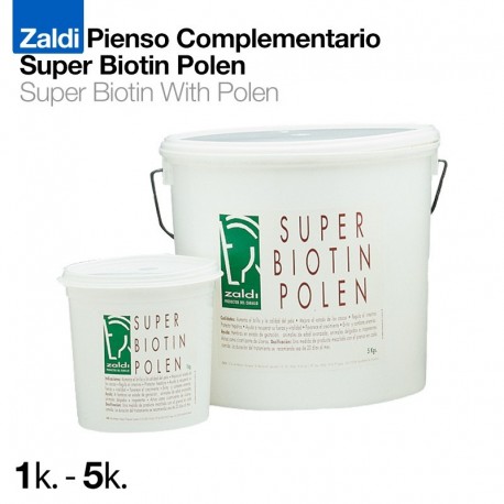 Zaldi pienso complementario super biotin polen
