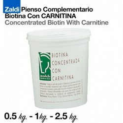 Zaldi pienso complementario biotina carnitina