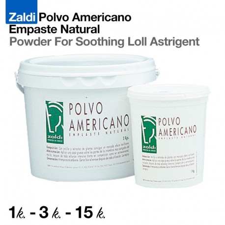 Zaldi polvo americano emplaste natural