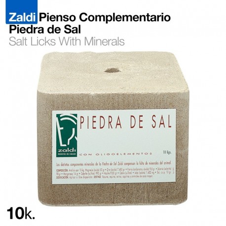 Zaldi pienso complementario piedra sal