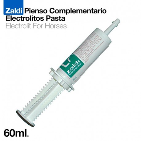 Zaldi pienso complementario electrolitos pasta