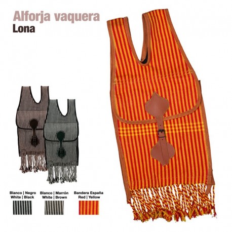Alforja vaquera Castecus lona