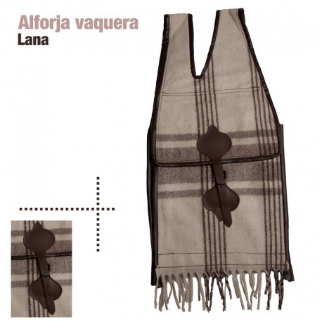 Alforja vaquera lana