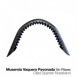 Muserola vaquera pavonado sin pilares