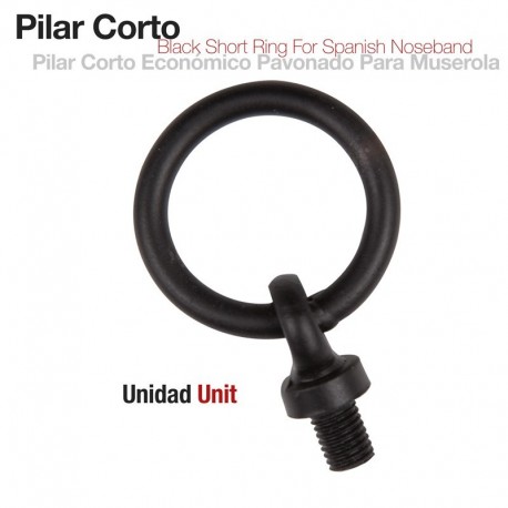 Pilar corto ECO pavonado para muserola