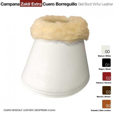 Campana cuero borreguillo Zaldi Extra