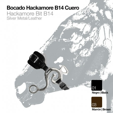 Bocado Hackamore cuero