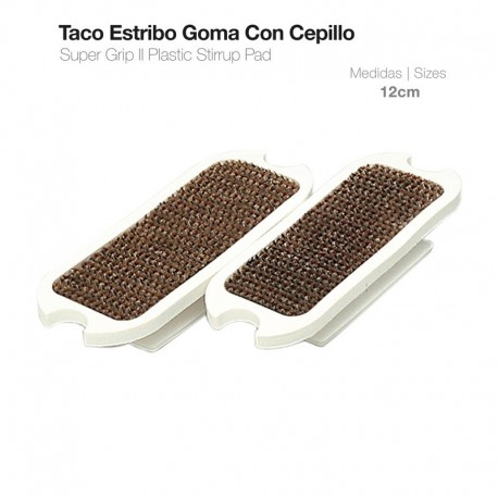 Taco esribo goma con cepillo
