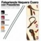 Falsarienda Vaquera cuero con pasadores