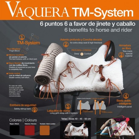 Silla Zaldi Campera Vaquera TM-System